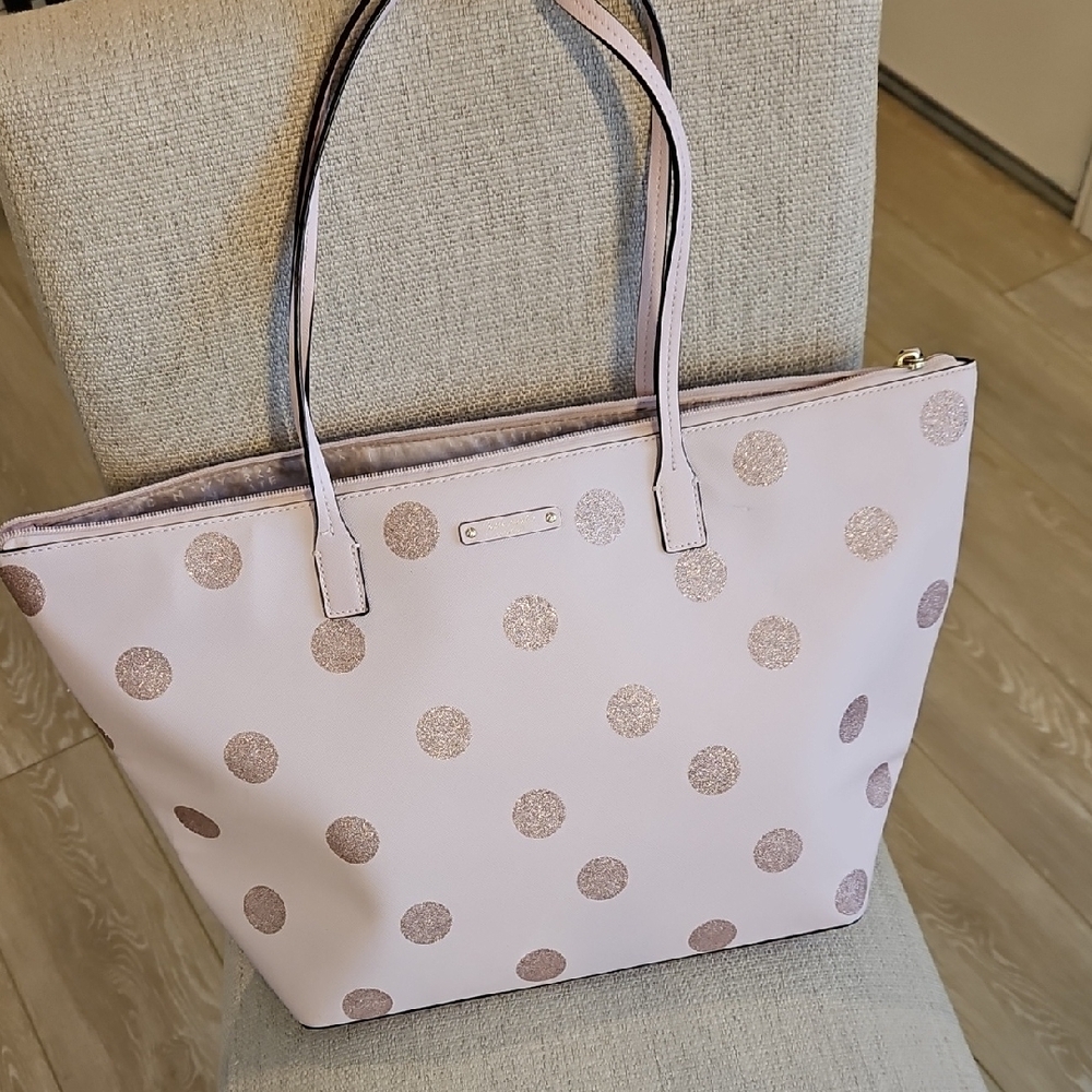 Kate Spade Polka Dot Tote Bag - Haven Lane Hani -New